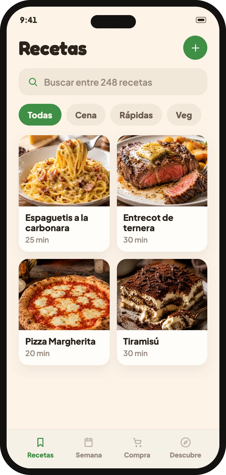 Tu biblioteca de recetas