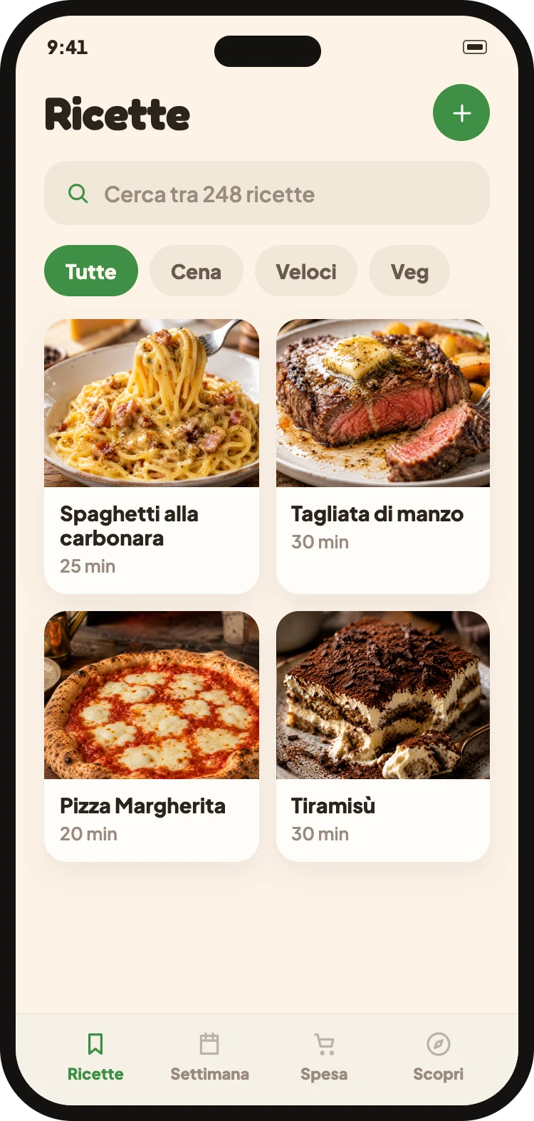 La tua libreria di ricette